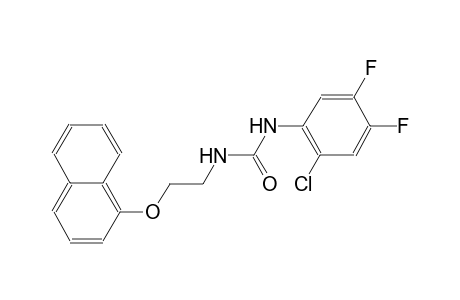 urea, N-(2-chloro-4,5-difluorophenyl)-N'-[2-(1-naphthalenyloxy)ethyl]-
