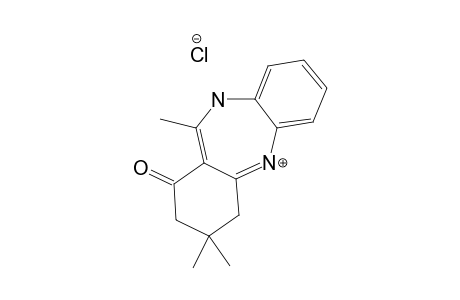 3,3,11-TRIMETHYL-2,3,4,5-TETRAHYDRO-1-H-DIBENZO-[B.E]-[1.4]-DIAZEPIN-2-ONE-HYDROCHLORIDE