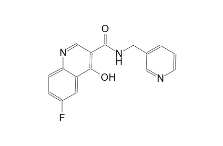 3-quinolinecarboxamide, 6-fluoro-4-hydroxy-N-(3-pyridinylmethyl)-
