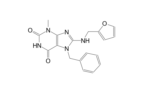 7-benzyl-8-[(2-furylmethyl)amino]-3-methyl-3,7-dihydro-1H-purine-2,6-dione