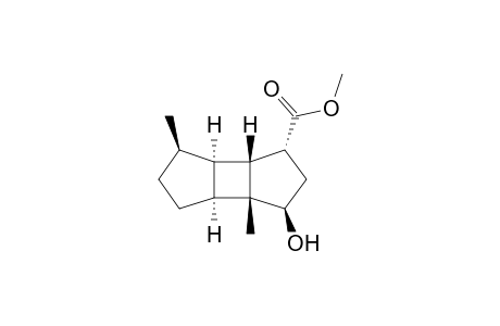 Methyl ester of [1R-(1.alpha.,3.beta.,3a.beta.,3b.alpha.,6.beta.,6a.alpha.,6b.beta.)]-3-hydroxy-decahydro-3a,6-dimethyl-cyclobuta[1,2:3,4]dicyclopentane-1-carboxylic acid