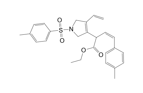 (Z)-ethyl 4-p-tolyl-2-(1-tosyl-4-vinyl-2,5-dihydro-1H-pyrrol-3-yl)but-3-enoate