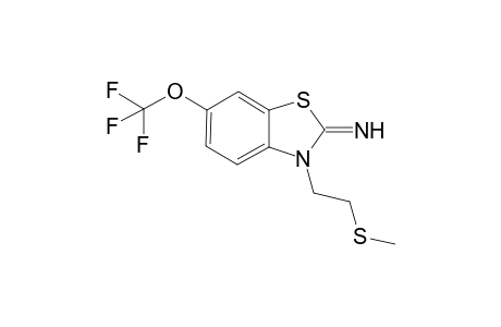 3-(2-Methylsulfanylethyl)-6-(trifluoromethoxy)-1,3-benzothiazol-2-imine