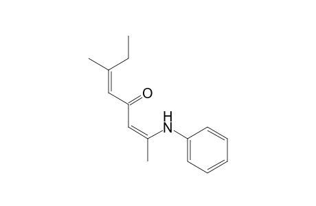 (2Z,5Z)-2-(N-Phenylamino)-6-methylocta-2,5-dien-4-one