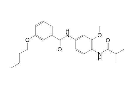 3-butoxy-N-[4-(isobutyrylamino)-3-methoxyphenyl]benzamide