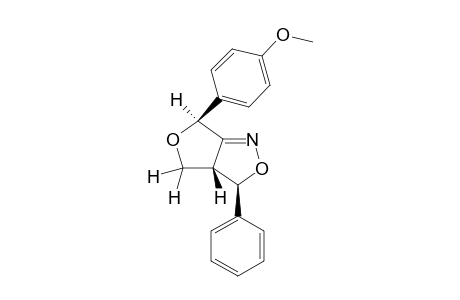 (3R,3aS,6S)-6-(4-methoxyphenyl)-3-phenyl-3a,4-dihydro-3H,6H-furo[3,4-c]isoxazole