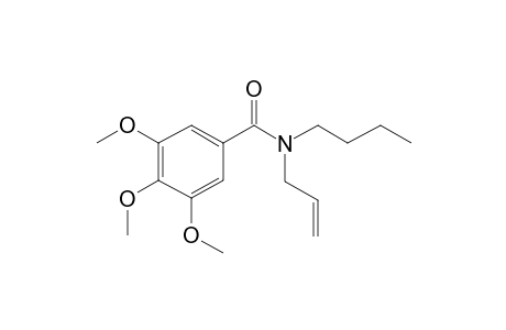 Benzamide, N-allyl-N-butyl-3,4,5-trimethoxy-