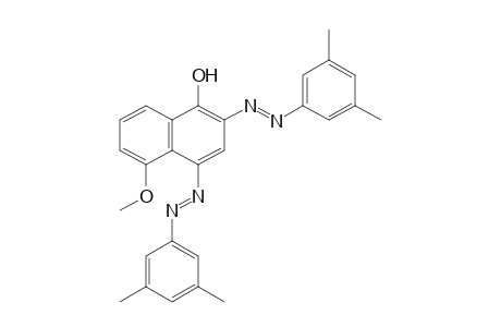 1-Naphthalenol, 2,4-bis[2-(3,5-dimethylphenyl)diazenyl]-5-methoxy-