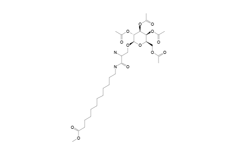 3-O-(2,3,4,6-TETRA-O-ACETYL-BETA-D-GALACTOPYRANOSYL)-L-SERINE-11-METHOXYCARBONYLUNDECANAMIDE