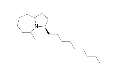 (3R)-5-methyl-3-nonyl-2,3,5,6,7,8,9,9a-octahydro-1H-pyrrolo[1,2-a]azepine