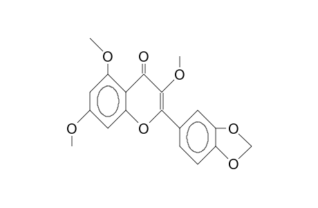 3,5,7-Trimethoxy-3',4'-methylenedioxy-flavone