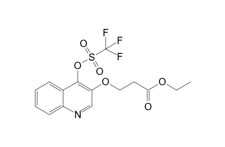 3-(4-Trifluoromethanesulfonyloxy-quinolin-3-yloxy)-propionic acid ethyl ester
