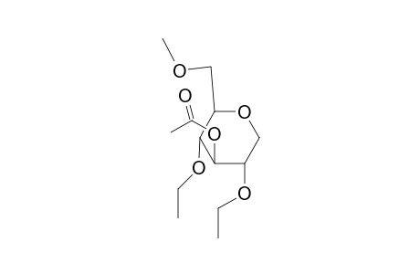 4-O-Acetyl-2-O-methyl-3,6-O-diethyl-1,5-anhydroglucitol