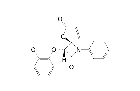 3-O-CHLOROPHENOXY-1-PHENYL-5-OXA-1-AZASPIRO-[3,4]-OCT-7-EN-2,6-DIONE