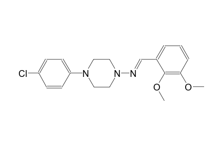 4-(4-chlorophenyl)-N-[(E)-(2,3-dimethoxyphenyl)methylidene]-1-piperazinamine