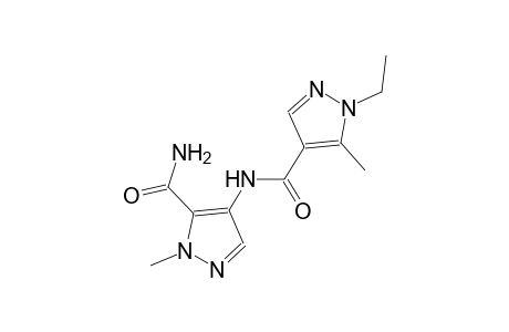 N-[5-(aminocarbonyl)-1-methyl-1H-pyrazol-4-yl]-1-ethyl-5-methyl-1H-pyrazole-4-carboxamide