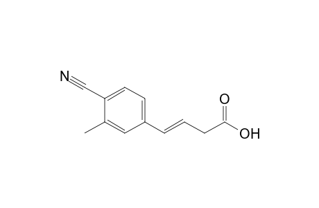 (E)-4-(4-cyano-3-methyl-phenyl)but-3-enoic acid