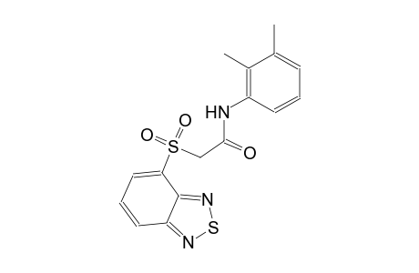 2-(2,1,3-benzothiadiazol-4-ylsulfonyl)-N-(2,3-dimethylphenyl)acetamide