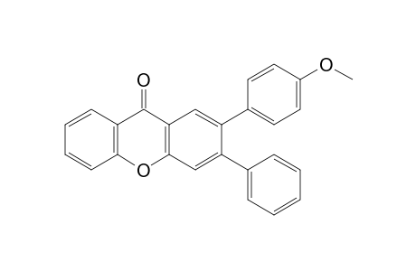 2-(4-Methoxyphenyl)-3-phenyl-9-xanthenone