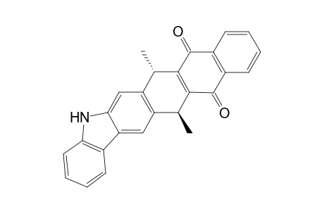 1(S),4(S)-Dimethyl-1,4-dihydroanthraquinono[2,3-a]carbazole