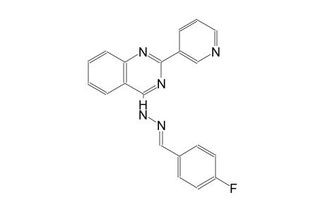 4-fluorobenzaldehyde [2-(3-pyridinyl)-4-quinazolinyl]hydrazone