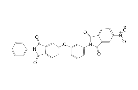 1H-isoindole-1,3(2H)-dione, 2-[3-[(2,3-dihydro-1,3-dioxo-2-phenyl-1H-isoindol-5-yl)oxy]phenyl]-5-nitro-