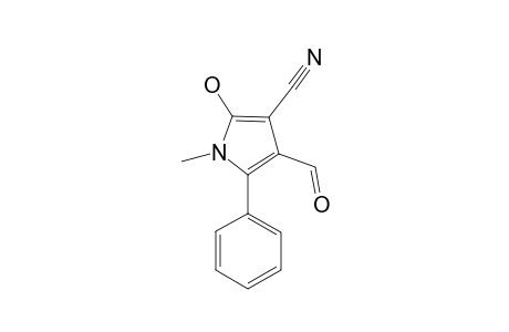 3-CYANO-2-HYDROXY-1-METHYL-5-PHENYLPYRROLE-4-CARBOXALDEHYDE