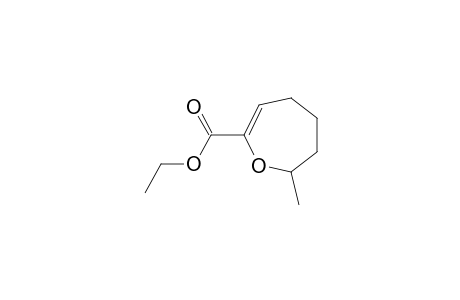 2-Methyl-2,3,4,5-tetrahydrooxepin-7-carboxylic acid ethyl ester