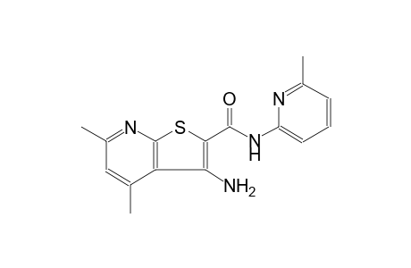 3-Amino-4,6-dimethyl-N-(6-methyl-2-pyridinyl)-2-thieno[2,3-b]pyridinecarboxamide