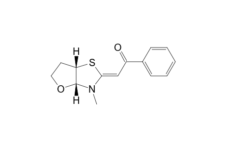 cis-(Z)-(3-Methyltetrahydrofuro[2,3-d]thiazolo-2(3H)-ylidene)-1-phenylethanone