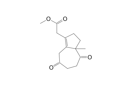 1-Azuleneacetic acid, 2,3,3a,4,5,6,7,8-octahydro-3a-methyl-4,7-dioxo-, methyl ester