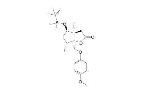 (3aR,4R,6R,6aS)-4-[tert-butyl(dimethyl)silyl]oxy-6-iodanyl-6a-[(4-methoxyphenoxy)methyl]-3a,4,5,6-tetrahydro-3H-cyclopenta[b]furan-2-one