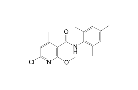 6-Chloranyl-2-methoxy-4-methyl-N-(2,4,6-trimethylphenyl)pyridine-3-carboxamide