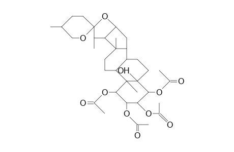 Neopentologenin-1.beta.,2.beta.,3.beta.,4.beta.-tetraacetat