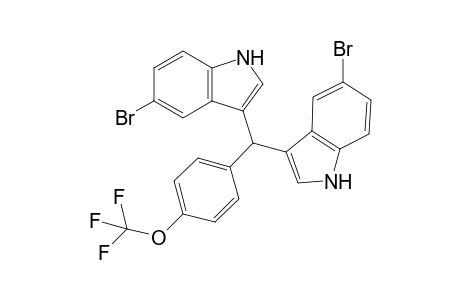 Bis(5-bromoindol-3-yl)(4'-trifluoromethoxyphenyl)methane