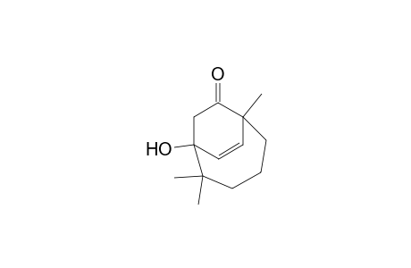 Bicyclo[4.2.2]dec-9-en-7-one, 1-hydroxy-2,2,6-trimethyl-, (.+-.)-