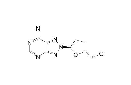 7-AMINO-2-(2,3-DIDEOXY-ALPHA-D-GLYCERO-PENTOFURANOSYL)-2H-1,2,3-TRIAZOLO-[4,5-D]-PYRIMIDINE