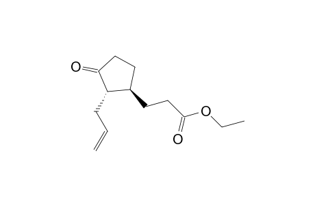 3-[(1S,2S)-2-allyl-3-keto-cyclopentyl]propionic acid ethyl ester