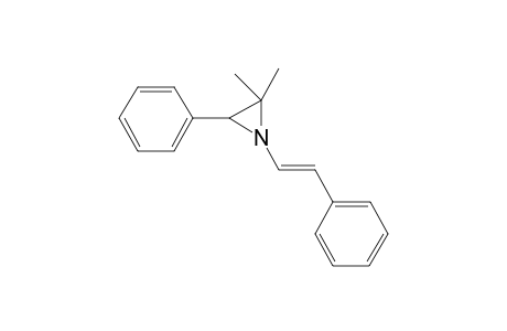 1,1-Dimethyl-3-phenyl-2-(2-phenylethenyl)-2-aziridine
