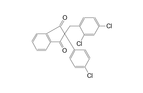 1H-indene-1,3(2H)-dione, 2-(4-chlorophenyl)-2-[(2,4-dichlorophenyl)methyl]-