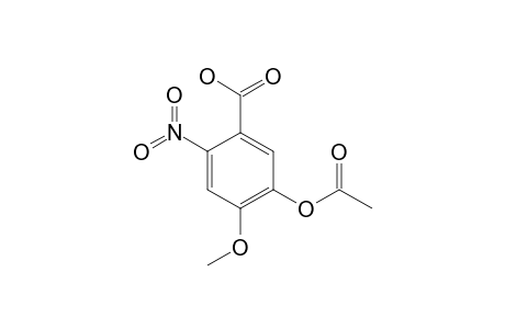 3-ACETOXY-4-METHOXY-6-NITROBENZOIC-ACID