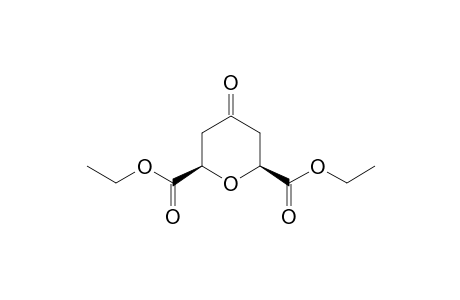 (2S*,6R*)-cis-2,6-Bis(ethoxycarbonyl).gamma.-tetrahydropyranone