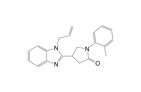 4-(1-allyl-1H-benzimidazol-2-yl)-1-(2-methylphenyl)-2-pyrrolidinone