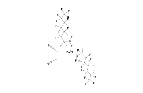 Zinc(II) bis[1,1,1,2,2,3,3,4,4,5,5,6,6,7,7,8,8-heptadecafluorooctane]diacetonitrile