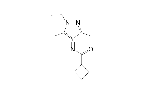 N-(1-ethyl-3,5-dimethyl-1H-pyrazol-4-yl)cyclobutanecarboxamide