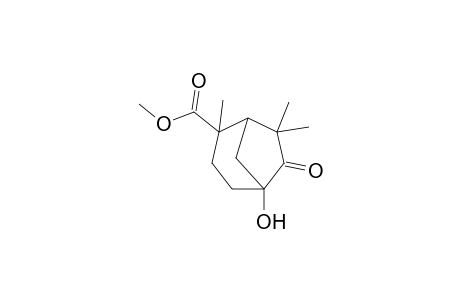 1-Hydroxy-4,6,6-trimethyl-4-(methoxycarbonyl)bicyclo[3.2.1]octan-7-one