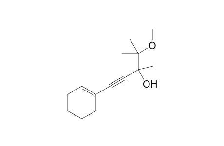 1-(Cyclohex-1-en-1-yl)-4-methoxy-3,4-dimethylpent-1-yn-3-ol