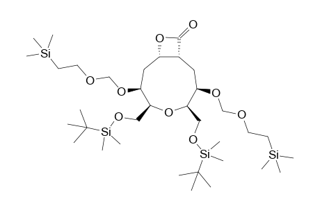 (1R,3R,4R,6S,7S,9S)-4,6-Bis-(tert-butyl-dimethyl-silanyloxymethyl)-3,7-bis-(2-trimethylsilanyl-ethoxymethoxy)-5,10-dioxa-bicyclo[7.2.0]undecan-11-one