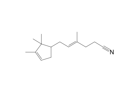 (E)-4-Methyl-6-(2,2,3-trimethylcyclopent-3-enyl)hex-4-enenitrile
