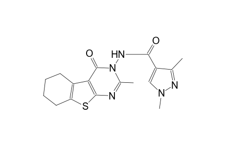 1,3-dimethyl-N-(2-methyl-4-oxo-5,6,7,8-tetrahydro[1]benzothieno[2,3-d]pyrimidin-3(4H)-yl)-1H-pyrazole-4-carboxamide